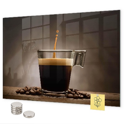 Tablă magnetică O ceașcă de cafea