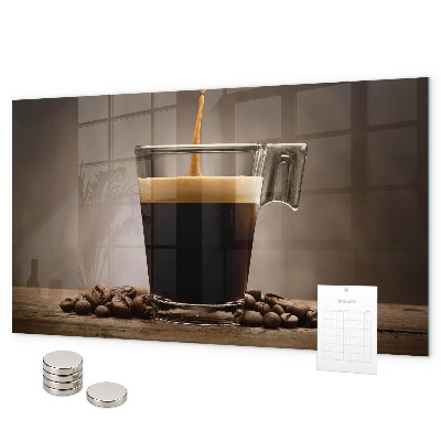 Tablă magnetică O ceașcă de cafea