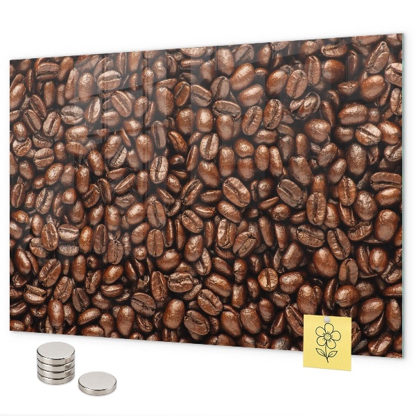 Tablă magnetică perete boabe de cafea