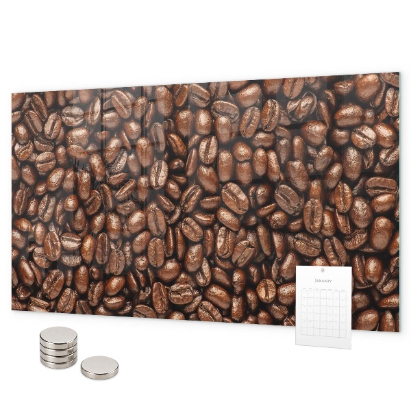 Tablă magnetică perete boabe de cafea