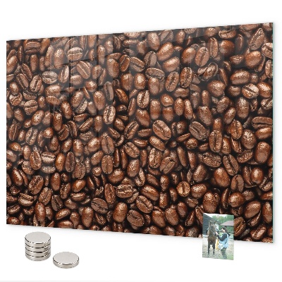 Tablă magnetică perete boabe de cafea