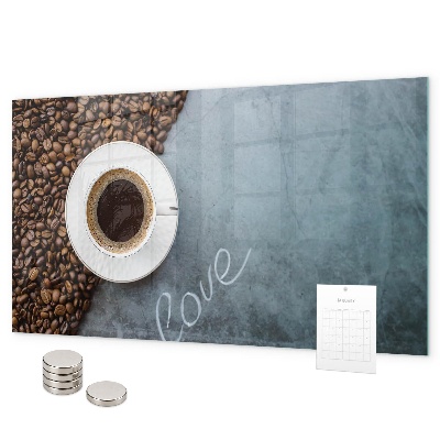 Tablă magnetică perete O ceașcă de cafea