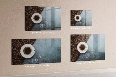 Tablă magnetică perete O ceașcă de cafea