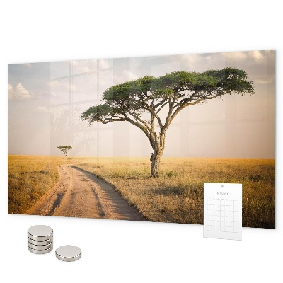 Tablă magnetică perete Peisaj african