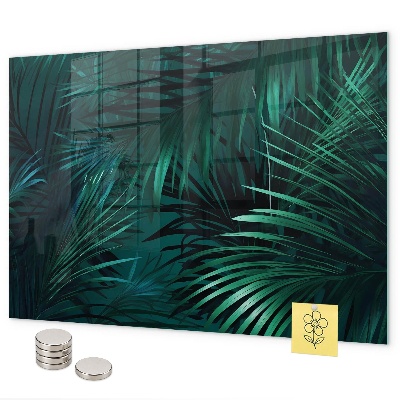 Tablă magnetică Frunze tropicale