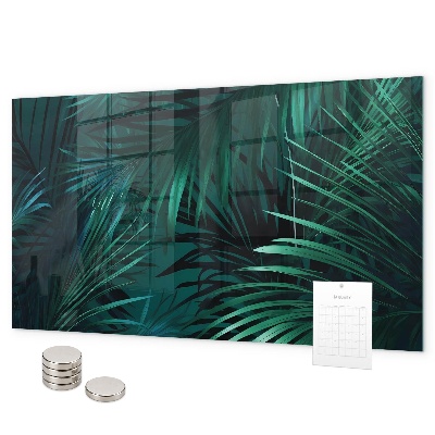Tablă magnetică Frunze tropicale