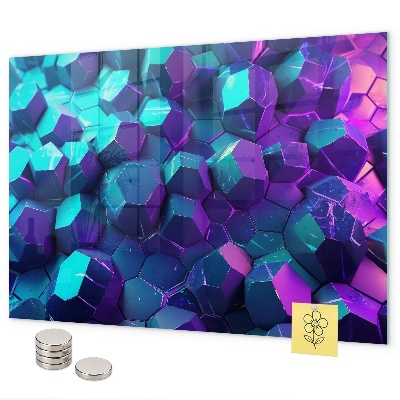 Tablă magnetică perete Figuri geometrice
