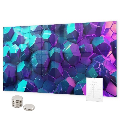 Tablă magnetică perete Figuri geometrice