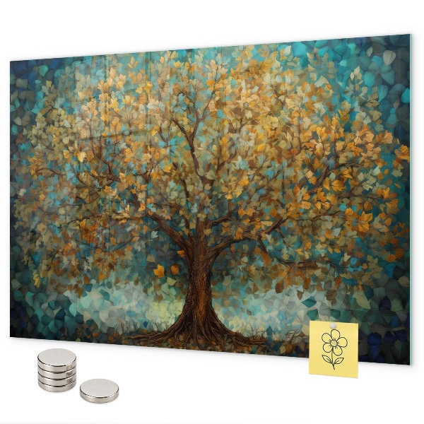 Tablă magnetică perete Arborele mozaic