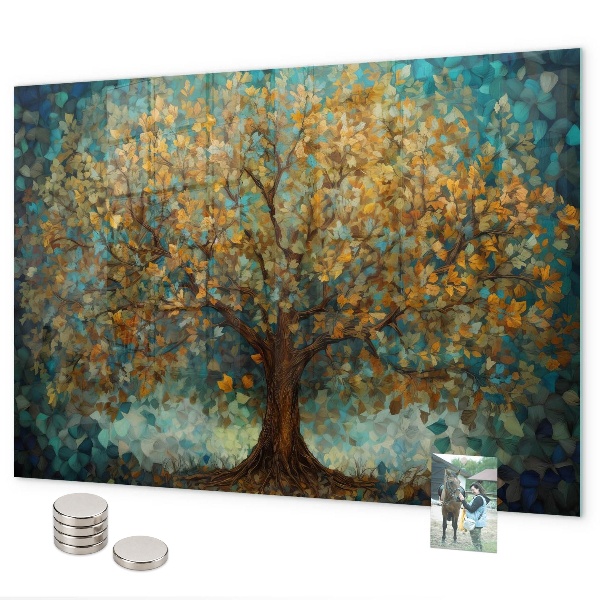Tablă magnetică perete Arborele mozaic