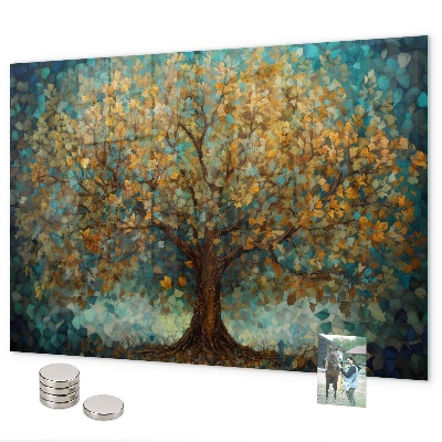Tablă magnetică perete Arborele mozaic