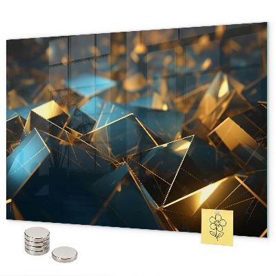 Tablă magnetică Abstracție decorativă