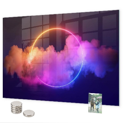 Tablă magnetică Abstracție 3D a fumului