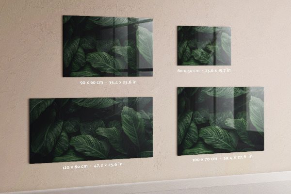 Tablă magnetică perete Monstera tropicală