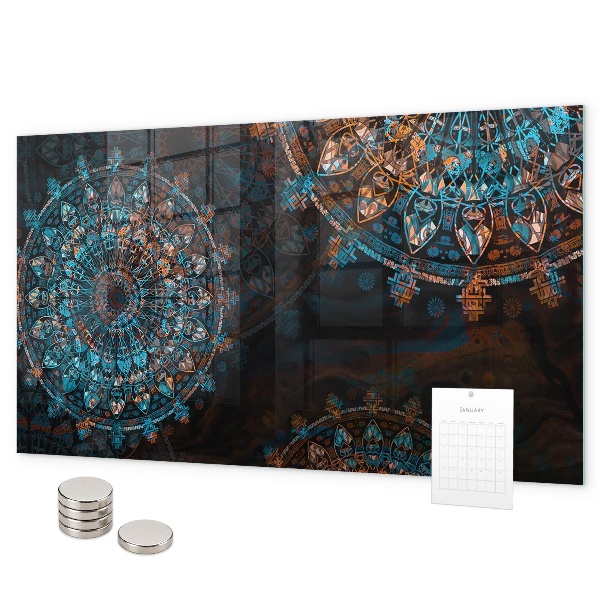 Tablă magnetică perete Model Mandala