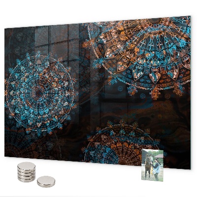 Tablă magnetică perete Model Mandala