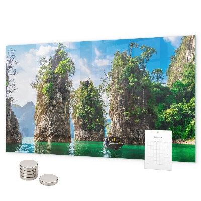 Tablă magnetică Copaci lacustri, natură