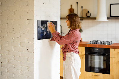 Tablă magnetică Hartă abstractă a lumii