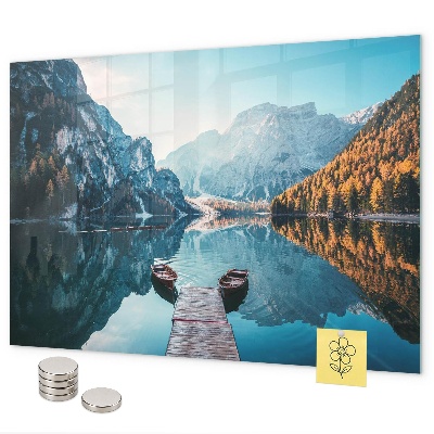 Tablă magnetică Bărci pe lac