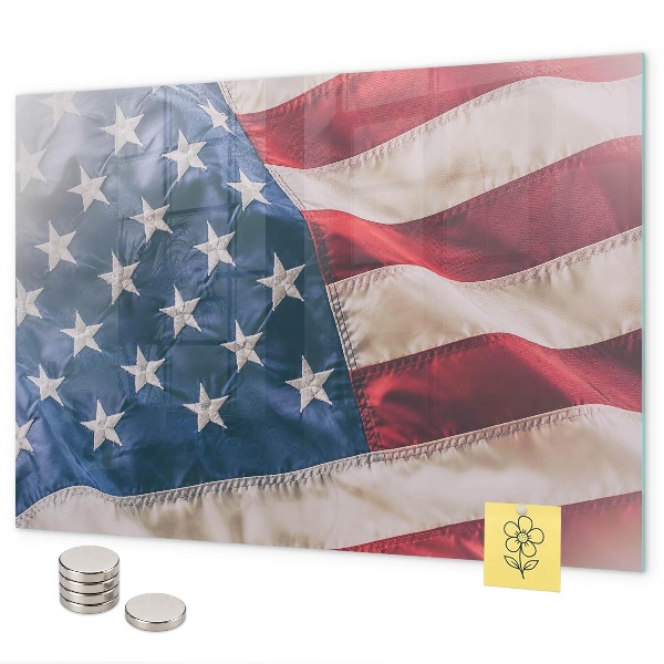 Tablă magnetică perete steagul american