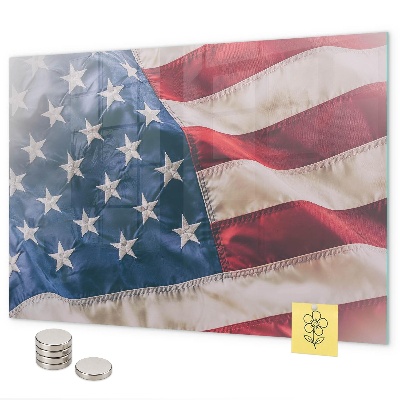 Tablă magnetică perete steagul american