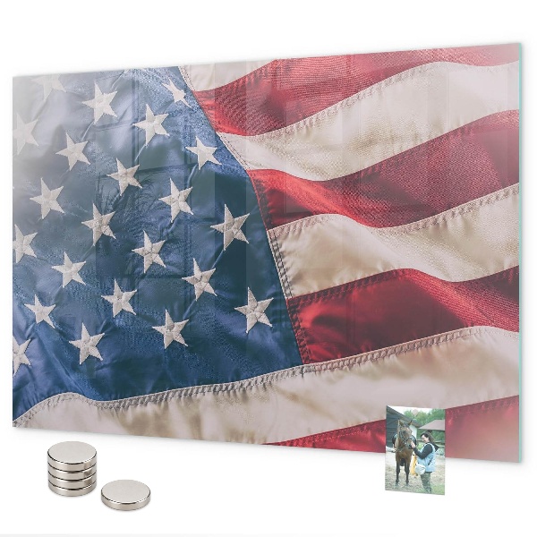 Tablă magnetică perete steagul american