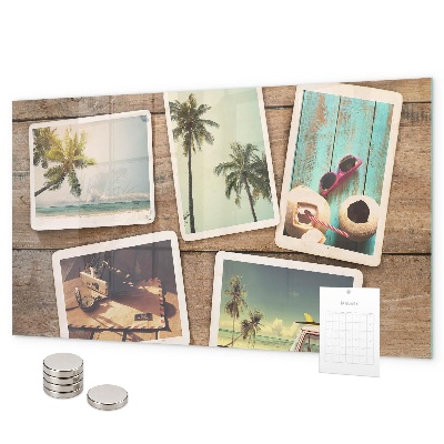 Tablă magnetică perete Fotografii Polaroid