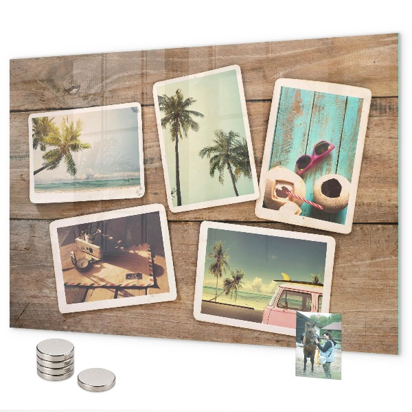 Tablă magnetică perete Fotografii Polaroid