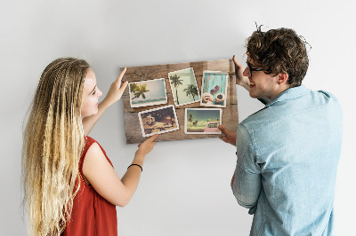 Tablă magnetică perete Fotografii Polaroid