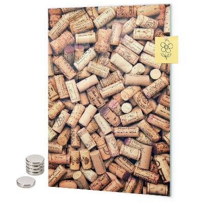 Tablă magnetică sticla Dopuri de vin