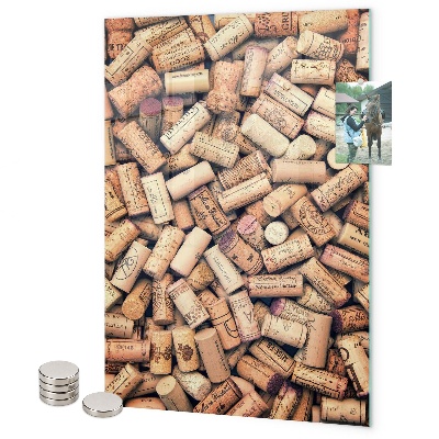 Tablă magnetică sticla Dopuri de vin
