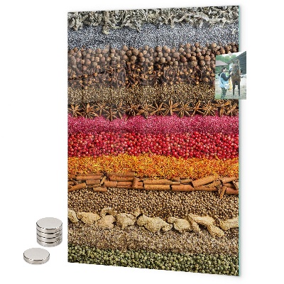 Tablă magnetică pentru magneti Frunze tropicale de flamingo