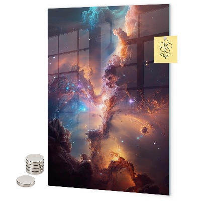 Tablă magnetică sticla Spațiul galactic