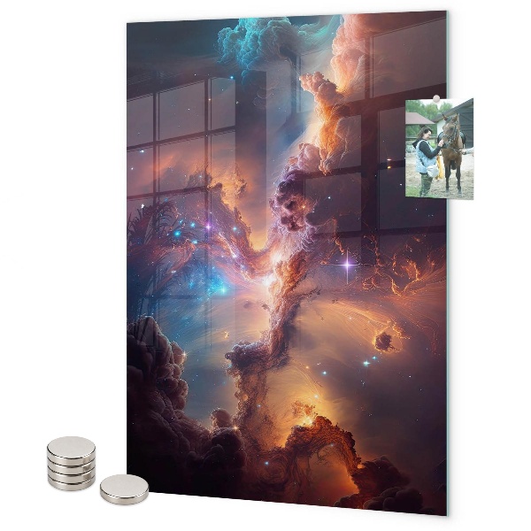 Tablă magnetică sticla Spațiul galactic