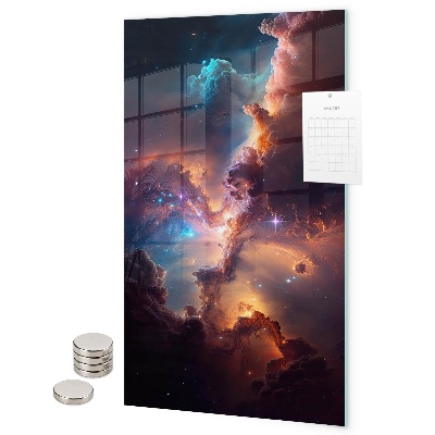 Tablă magnetică sticla Spațiul galactic