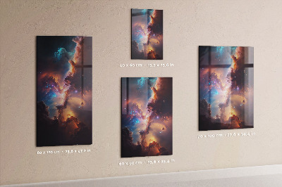 Tablă magnetică sticla Spațiul galactic