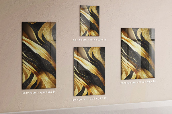 Tablă magnetică pentru magneti Abstracție galbenă
