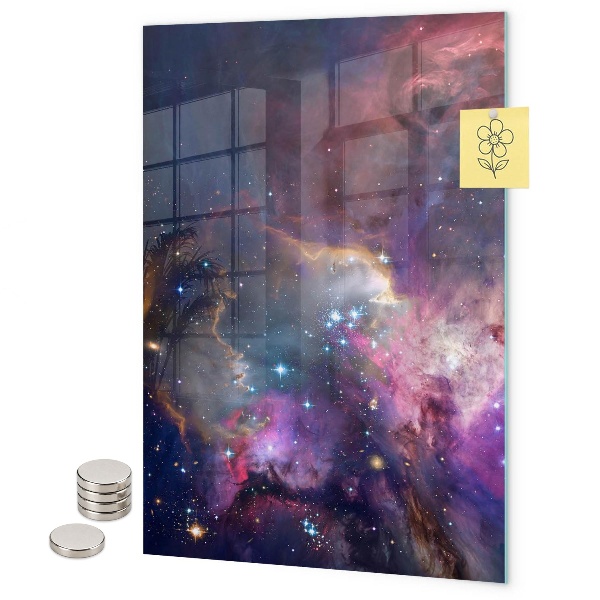 Tablă magnetică pentru magneti Galaxie spațială