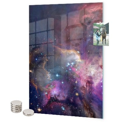 Tablă magnetică pentru magneti Galaxie spațială