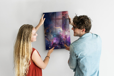 Tablă magnetică pentru magneti Galaxie spațială