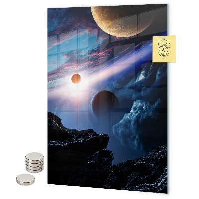 Tablă magnetică pentru magneti Spațiul planetei