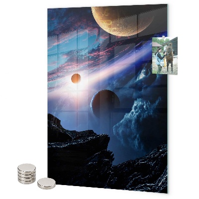 Tablă magnetică pentru magneti Spațiul planetei