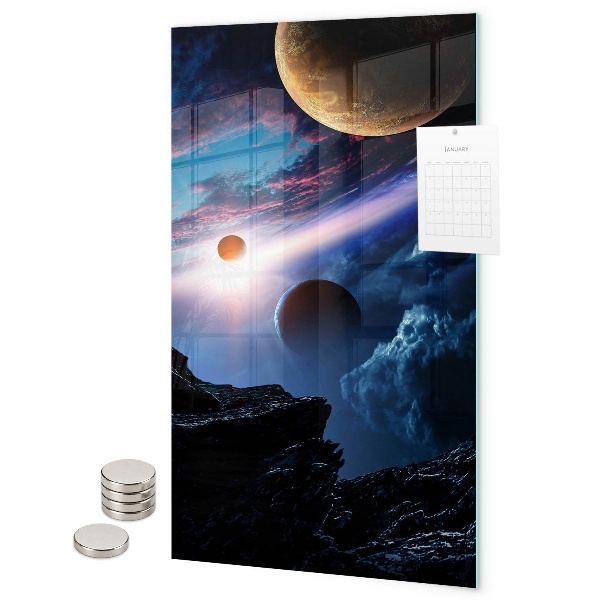 Tablă magnetică pentru magneti Spațiul planetei