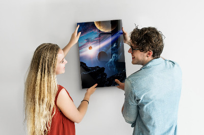 Tablă magnetică pentru magneti Spațiul planetei