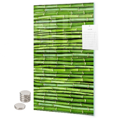 Tablă magnetică pentru magneti Bambus verde