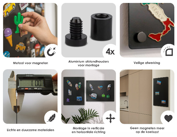 Panou din tablă pentru colecția de magneți din vacanță