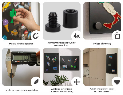 Panou din tablă pentru colecția de magneți din vacanță