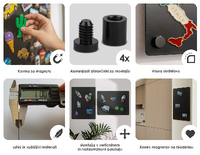Panou din tablă pentru colecția de magneți