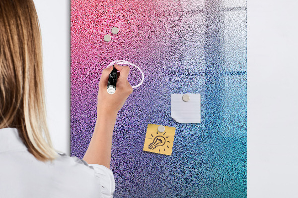 Tablă magnetică de scris O tablă colorată pentru notițe și fotografii