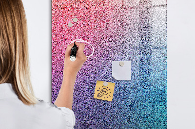 Tablă magnetică de scris O tablă colorată pentru notițe și fotografii